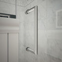 DreamLine SHDR-20457210S-01 Unidoor 45-46"W x 72"H Frameless Hinged Shower Door with Shelves in Chrome - Bath4All