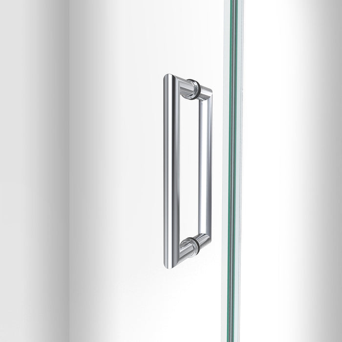 DreamLine SHDR-2025722-01 Unidoor-LS 25"W x 72"H Frameless Hinged Shower Door in Chrome