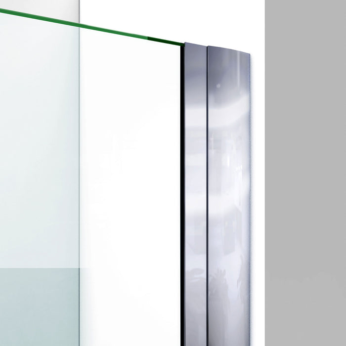 DreamLine SHDR-4328240-01 Elegance-LS 50 3/4 - 52 3/4"W x 72"H Frameless Pivot Shower Door in Chrome