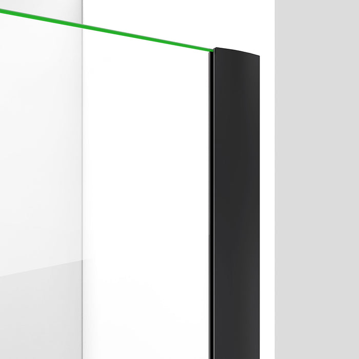 DreamLine SHDR-4330120-09 Elegance-LS 40 1/2 - 42 1/2"W x 72"H Frameless Pivot Shower Door in Satin Black