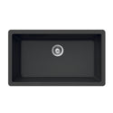 Houzer V-300U MIDNITE Quartztone 33" Midnite Granite Composite Undermount Single Bowl Kitchen Sink