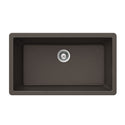 Houzer V-300U MOCHA Quartztone 33" Mocha Granite Composite Undermount Single Bowl Kitchen Sink
