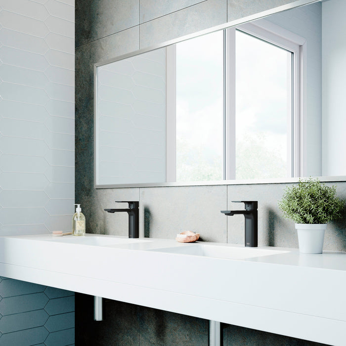 Vigo VG01043MB Davidson Single-Handle Single-Hole Bathroom Sink Faucet in Matte Black