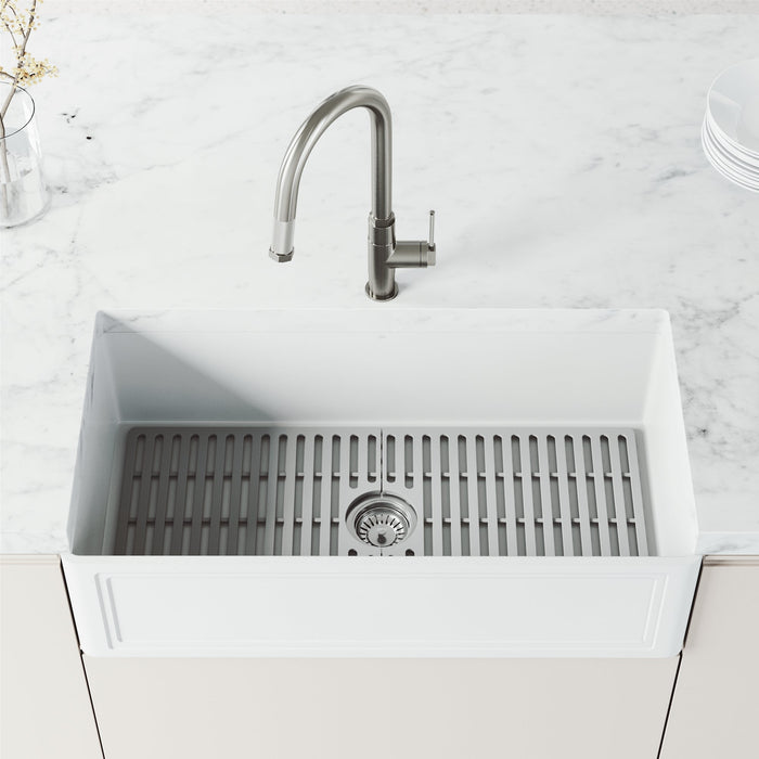 Vigo VG02035ST Hart Arched Single-Handle Pull-Down Kitchen Faucet in Stainless Steel