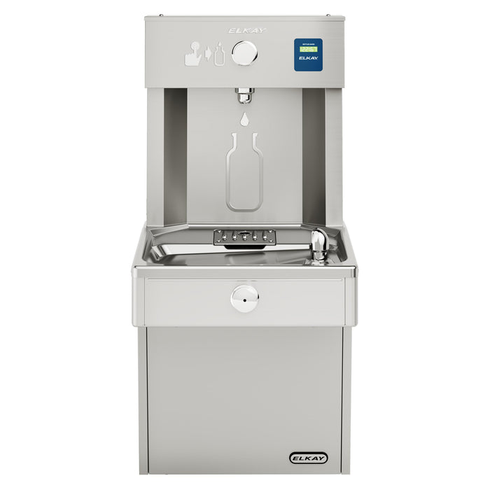 Elkay VRCDWSK Bottle Filling Station with Water Cooler in Stainless Steel
