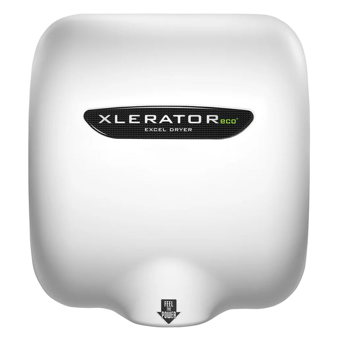 Excel Dryer 703166A XLERATOReco Automatic No-Heat Hand Dryer with Noise Reduction Nozzle, White