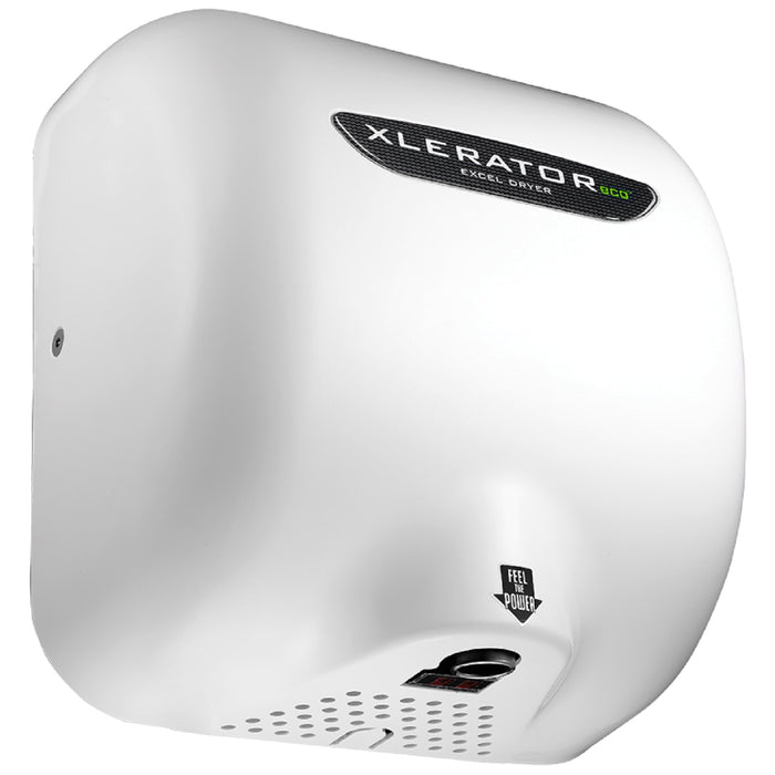 Excel Dryer 603161 XLERATOR High-Speed Auto Hand Dryer with Heat, White, 110 - 120V
