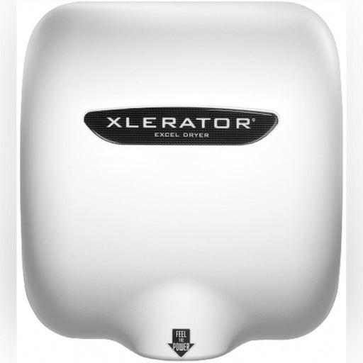 Excel Dryer 603161A XLERATOR High-Speed Automatic Hand Dryer with Noise Reduction Nozzle, White Thermoset Resin