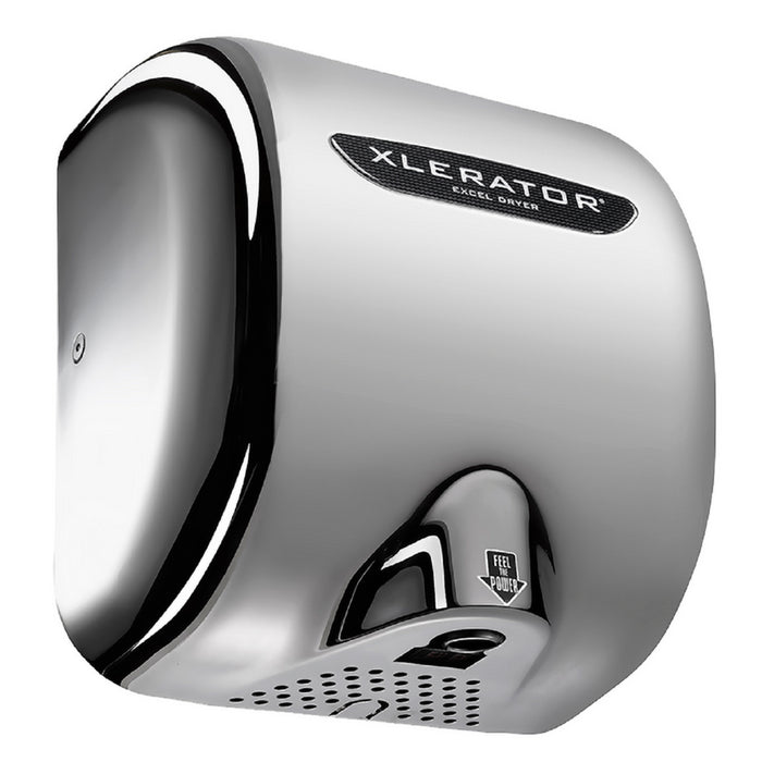 Excel Dryer 601161A XLERATOR High-Speed Auto Hand Dryer, Chrome-Plated, 110 - 120V