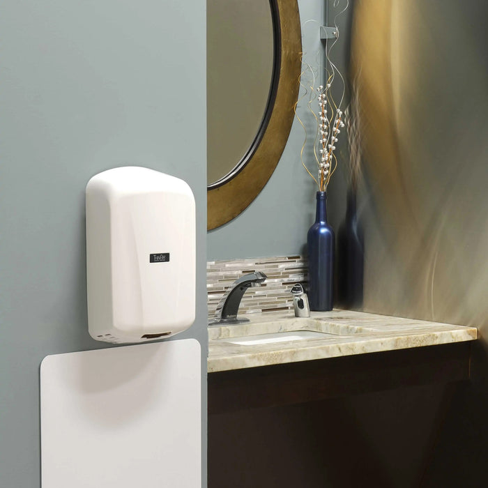 Excel Dryer 327111 ThinAir TA-ABS High-Speed Automatic ADA Hand Dryer, White Cover, 110 - 120V