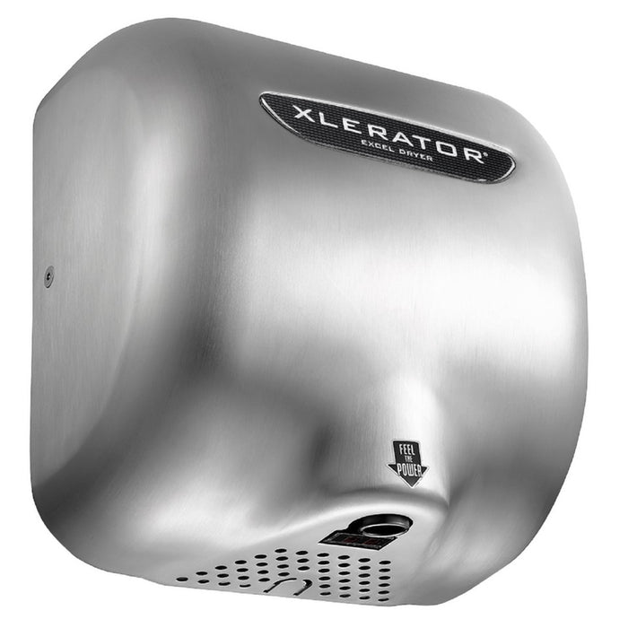 Excel Dryer 604161A XLERATOR High-Speed Auto Hand Dryer, Brushed Stainless Steel, 110 - 120V