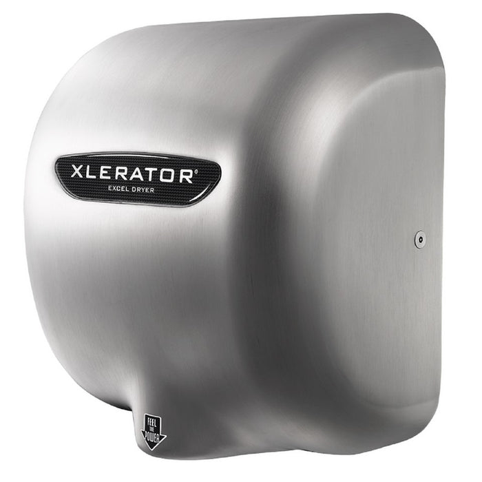 Excel Dryer 604161A XLERATOR High-Speed Auto Hand Dryer, Brushed Stainless Steel, 110 - 120V