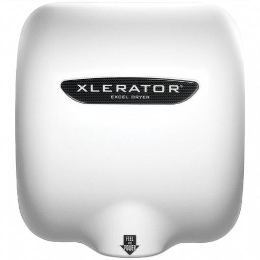 Excel Dryer 602161A XLERATOR High-Speed Automatic Hand Dryer with Noise Reduction Nozzle, White Epoxy Finish