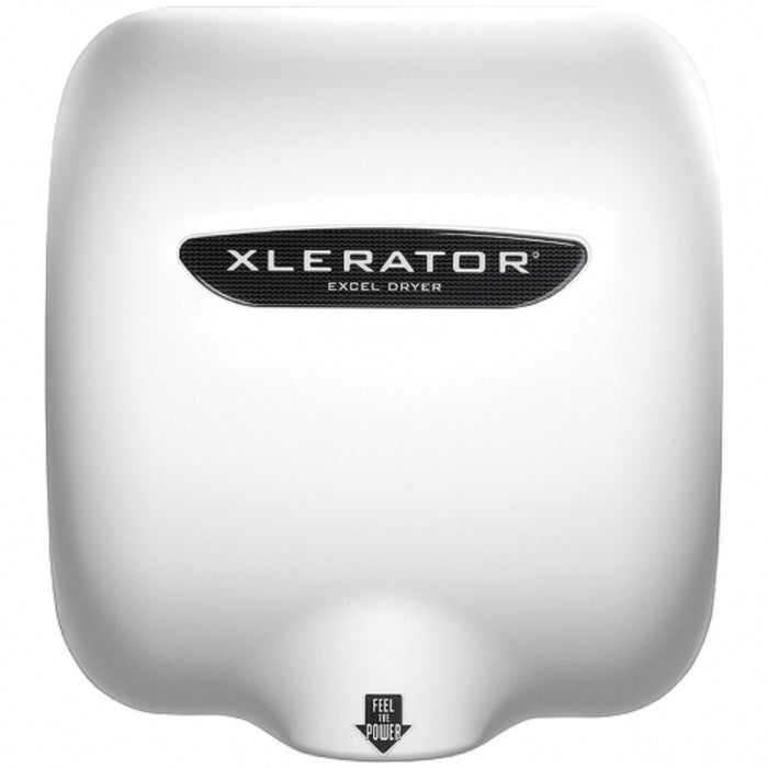 Excel Dryer 602161A XLERATOR High-Speed Automatic Hand Dryer with Noise Reduction Nozzle, White Epoxy Finish