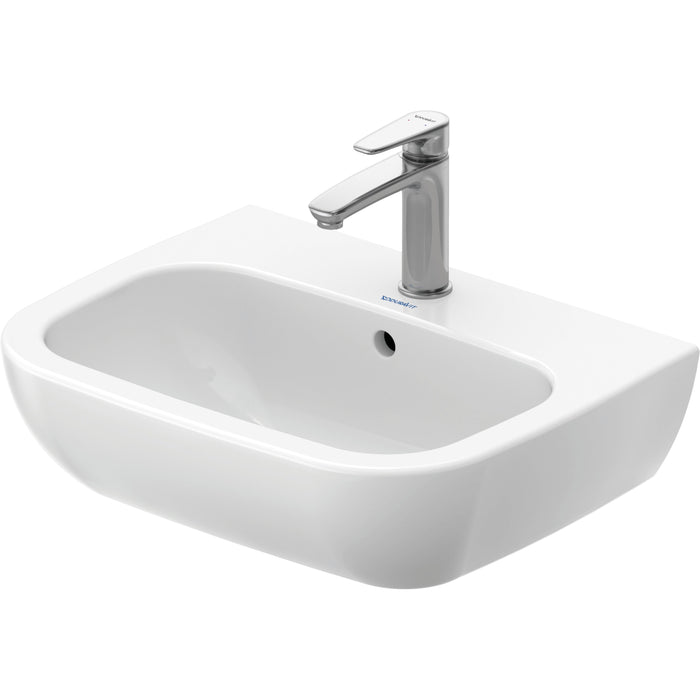 Duravit 23105500872 D-Code 21 5/8" Round Wall Mounted Bathroom Sink
