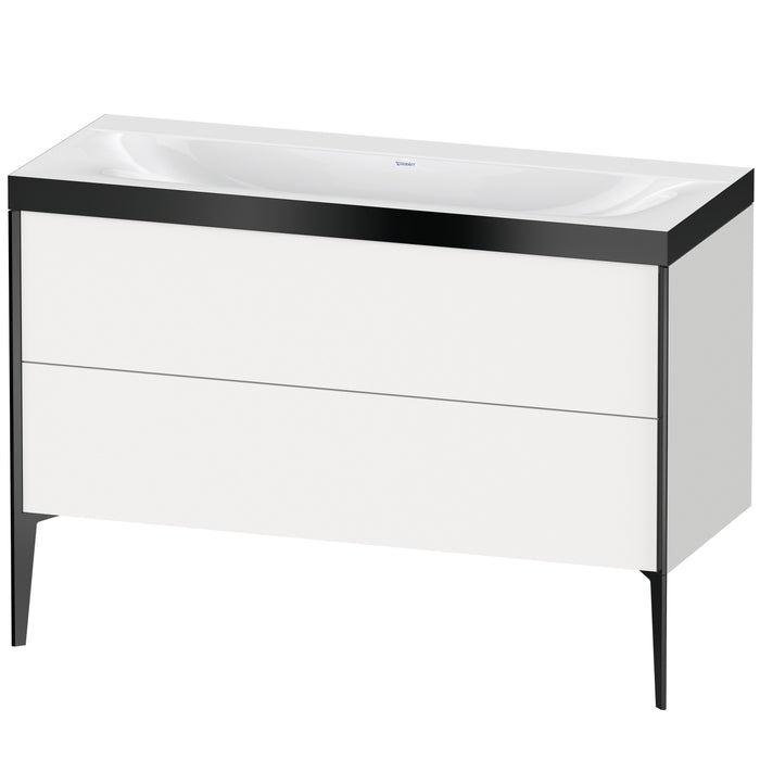 Duravit XV4712NB218P XViu C-Bonded Floorstanding Vanity Kit White