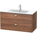 Duravit BR410301079 Brioso Wall-Mount Vanity Unit Walnut