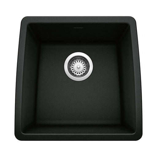 Blanco 442938 Performa SILGRANIT 17" Undermount Bar Sink - Coal Black