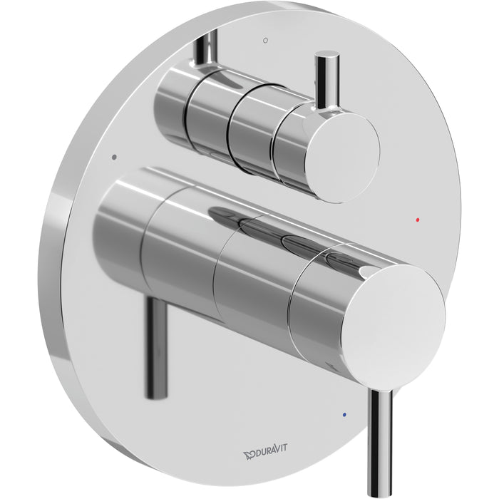 Duravit CE5290012U10 DuraCircle Pressure Balance Shower Trim