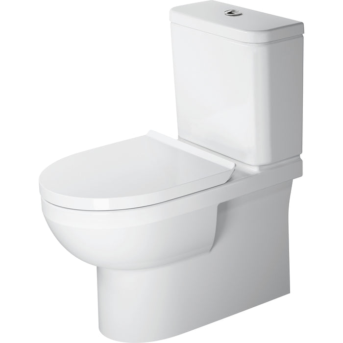 Duravit 2182090092 No.1 Dual Flush Round Close Coupled Toilet Bowl