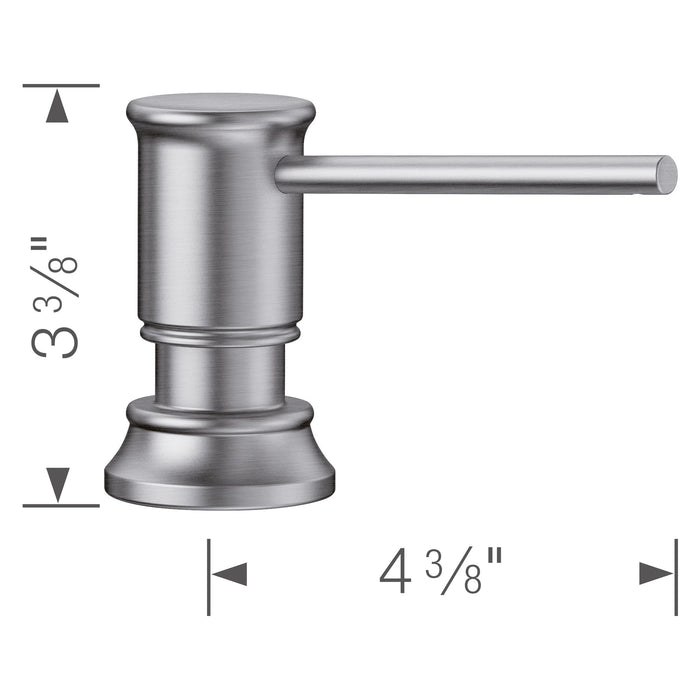 Blanco 442517 Empressa Soap Dispenser - PVD Steel
