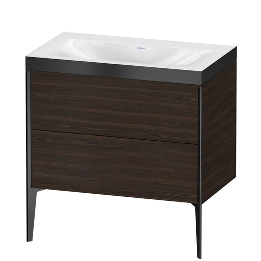 Duravit XV4710NB269P XViu C-Bonded Floorstanding Vanity Kit Walnut Brushed