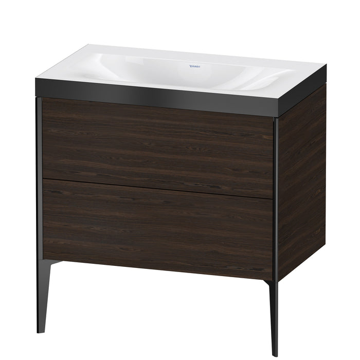 Duravit XV4710NB269P XViu C-Bonded Floorstanding Vanity Kit Walnut Brushed