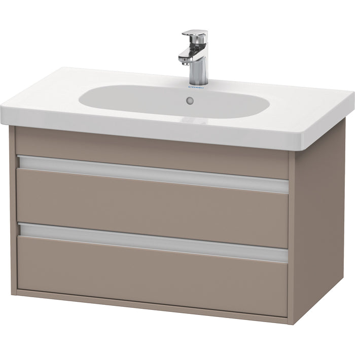 Duravit KT664704343 Ketho Wall-Mount Vanity Unit Basalt