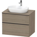 Duravit DE49670BD350000 D-Neo Wall-Mount Vanity Unit Oak Terra