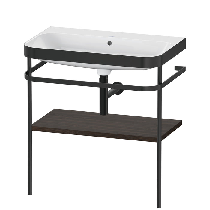 Duravit HP4737N6969 Happy D.2 Plus C-Bonded Vanity Kit Walnut Brushed