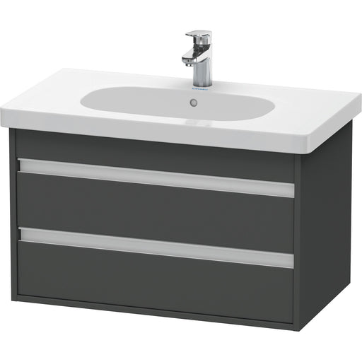 Duravit KT664704949 Ketho Wall-Mount Vanity Unit Graphite