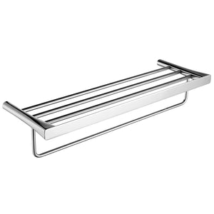 Caster 3 Series Towel Rack in Polished Chrome