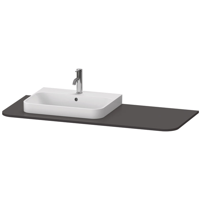 Duravit HP031KL8080 Happy D.2 Plus Console with Sink Cut-Out Graphite