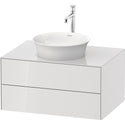 Duravit WT498508585 White Tulip Wall Mount Vanity Cabinet