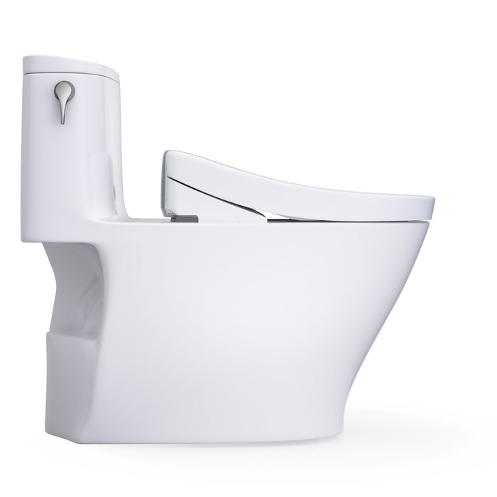 TOTO MW6423446CUFG#01 Nexus 1G One-Piece Elongated 1.0 GPF Universal Height Toilet with Washlet S5 Bidet Seat
