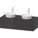 Duravit WT4988BH1H1 White Tulip Wall Mount Double Vanity Cabinet