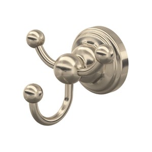 Rohl U.6923STN Perrin and Rowe Edwardian Wall Mount Triple Robe Hook