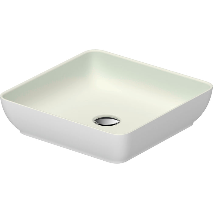 Duravit 266001FG00 Sivida Square Vessel Bathroom Sink