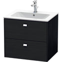 Duravit BR410101016 Brioso Wall-Mount Vanity Unit Oak Black
