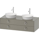 Duravit WT4993B9292 White Tulip Wall Mount Double Vanity Cabinet