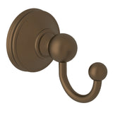 Rohl U.6621EB Perrin and Rowe Georgian Era Wall Mount Single Robe Hook