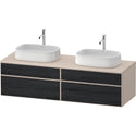 Duravit ZE4825B16830000 Zencha Wall Mount Double Vanity Cabinet