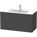 Duravit BR410304949 Brioso Wall-Mount Vanity Unit Graphite
