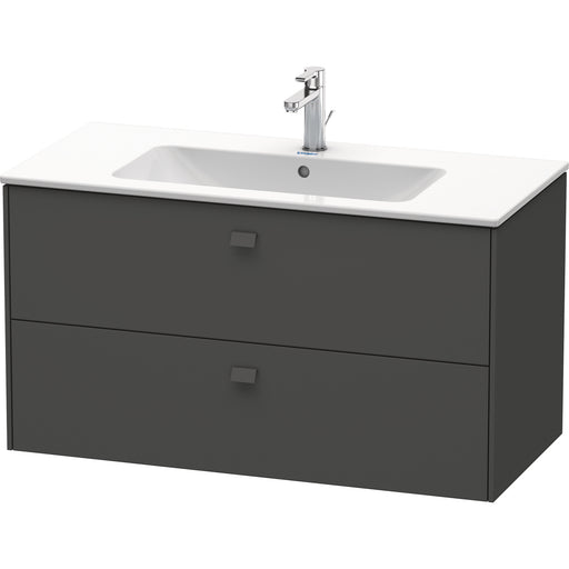 Duravit BR410304949 Brioso Wall-Mount Vanity Unit Graphite