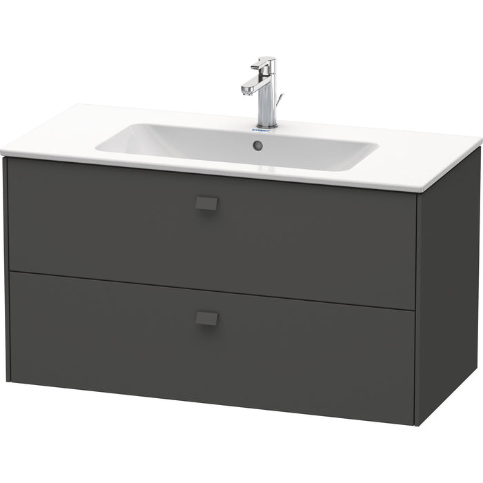 Duravit BR410304949 Brioso Wall-Mount Vanity Unit Graphite