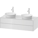 Duravit WT4988B8585 White Tulip Wall Mount Double Vanity Cabinet