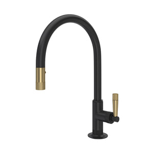 House of Rohl MB7930LMMBA-2 Graceline Pulldown Kitchen Faucet