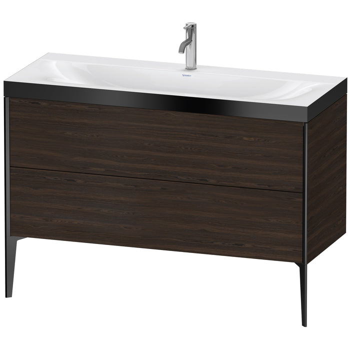Duravit XV4712OB269P XViu C-Bonded Floorstanding Vanity Kit Walnut Brushed