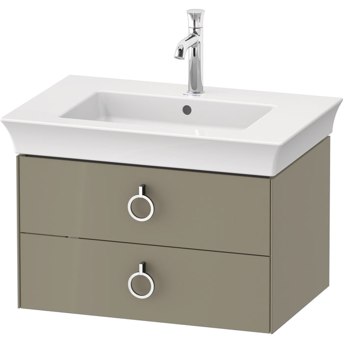 Duravit WT43510H2H2 White Tulip Wall-Mounted Vanity Unit Stone Gray High Gloss