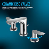 TOTO TLG01201U#CP GO Series Two Handle Widespread Bathroom Sink Faucet with Drain Assembly, Polished Chrome